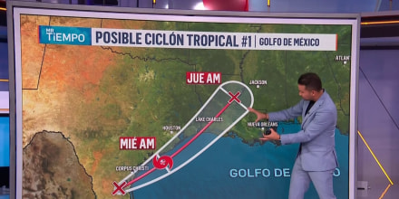 Emiten aviso de tormenta tropical para partes de Texas y Louisiana