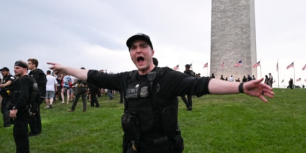 No solo el calor, sino las tormentas complicaron la fiesta en Washington D.C.