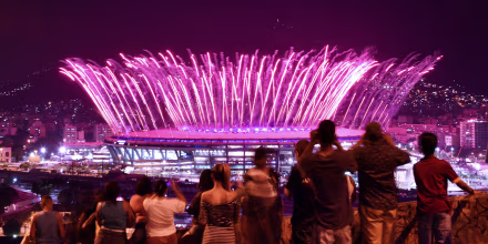 Image: OLY-2016-RIO-OPENING-OUTSIDE