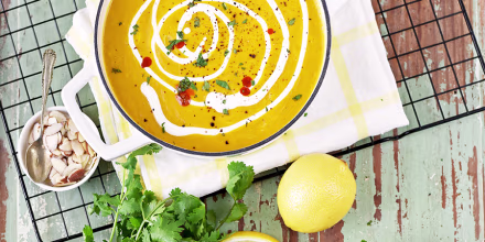 Instant Pot Moroccan Sweet Potato Soup