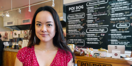 Image: Kiki Aranita, co-founder of Philadelphia restaurant Poi Dog.