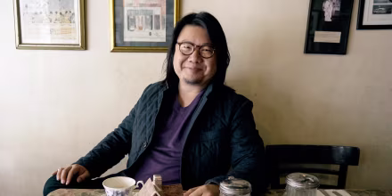 Image: Kevin Kwan, author of \"Crazy Rich Asians,\" which was adapted for the big screen in 2018.
