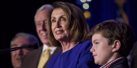 Nancy Pelosi And Congressional Democrats Gather In Washington DC For Election Night