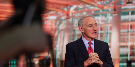 Greg Maffei, chief executive officer of Liberty Media, speaks during an interview in New York in 2015.
