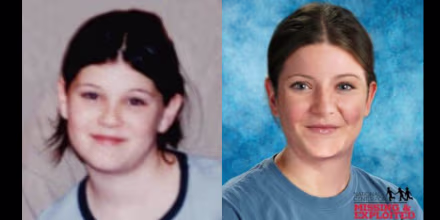 Bethany Markowski. Picture on the right age progressed to age 23.