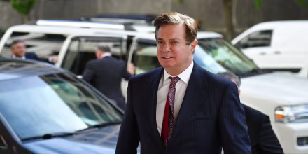 Image: Paul Manafort arrives for a court hearing