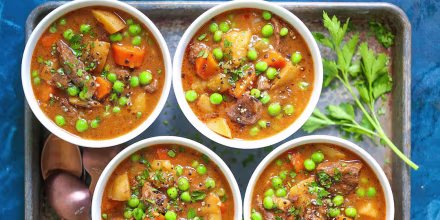 Chungah Rhee's Instant Pot Beef Stew is the perfect laid-back St. Patrick's Day Sunday meal.