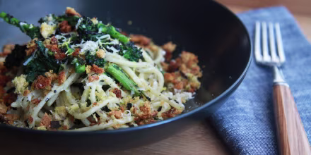Broccoli Rabe Pasta With Lemony Breadcrumbs