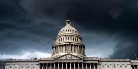 Image: A thunderstorm passes over the Capitol on July 11, 2019.