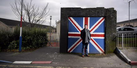 Image: DUP councillor Graham Warke pictured in the Fountain estate area of Londonderry.