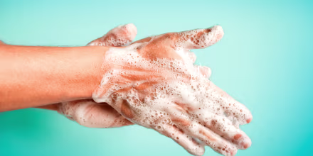 Washing hands