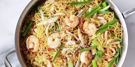 For the most authentic chow mein, cookbook author Bee Yinn Low recommends thin, fresh egg noodles.