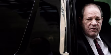 Image: Film producer Harvey Weinstein arrives at New York Criminal Court for his sexual assault trial in the Manhattan borough of New York City.