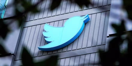 A sign is pictured outside the Twitter headquarters in San Francisco, Wednesday, Oct. 26, 2022. A court has given Elon Musk until Friday to close his April agreement to acquire the company after he earlier tried to back out of the deal.