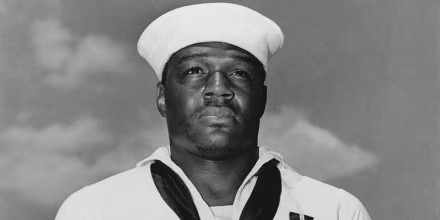 Doris Miller, who was the first African-American sailor to receive the Navy Cross for his bravery during the Japanese attack on Pearl Harbor.