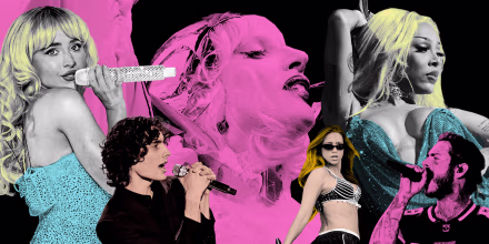 Sabrina Carpenter, Sombr, Lady Gaga, Tate McRae, Doja Cat, and Post Malone will perform at the VMAs.