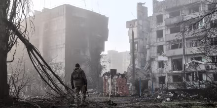 Frontline Orikhiv in Zaporizhzhia region