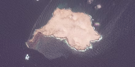 Satellite image shows the Caroline Bezengi vessel