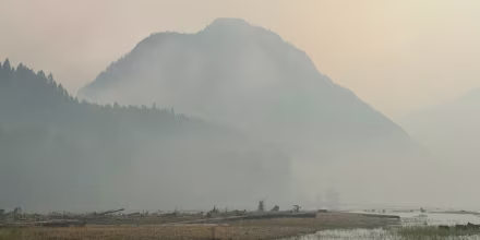 The Border 2 Fire on Aug. 7, 2026 in North Cascades National Park, Washington.