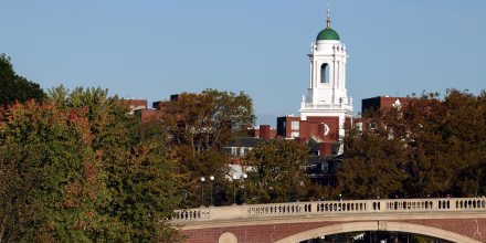 Harvard University campus.