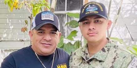 Joshua Aviles and his father, Luis Manuel Aviles.