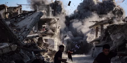 IDF Air Strike On Al-Shati Camp In Gaza City