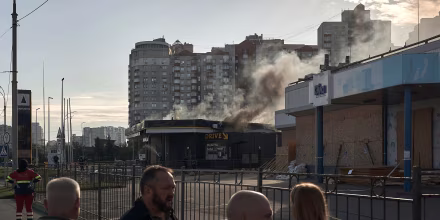 Aerial Attack On Kyiv