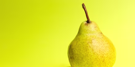 Pears still life with yellow background,Maimara,Jujuy,Argentina