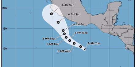 Se forma la tormenta tropical Trudy en el Pacífico y se prevé que se convierta en un huracán mayor rumbo a México