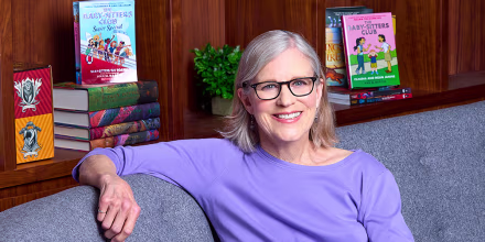 Author Ann M. Martin celebrates 40 years of her "Baby-Sitters Club" chapter book series.