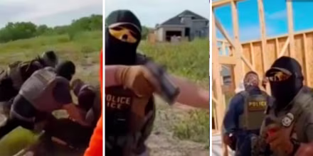 Pistolas, gritos y empujones: la redada de ICE en una obra en construcción en Texas