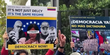 La presencia de Delcy Rodríguez en EE.UU. causa críticas entre los venezolanos