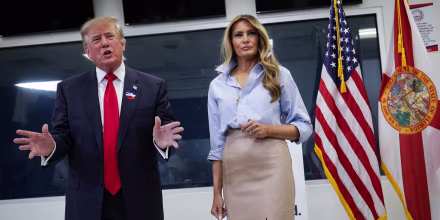 Vea lo que dijo Trump después de emitir su voto en Palm Beach