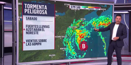 De Boston a Carolina del Norte se esperan vientos destructivos y fuertes lluvias