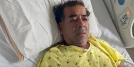 Difunden la primera imagen en el hospital del inmigrante mexicano atropellado por ICE