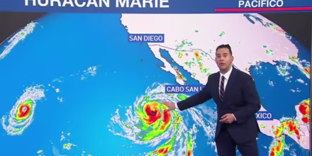 Marie impactará de forma indirecta a California, Arizona y Nevada