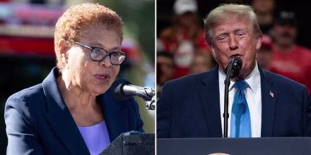 Karen Bass exige disculpa a Trump por sus declaraciones sobre Los Ángeles e Irán