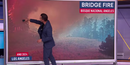 Así es cómo los vientos de Santa Ana influyen en la propagación de los incendios
