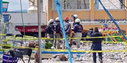 Una explosión de pirotecnia en una misa deja 10 muertos y el colapso parcial de iglesia en México