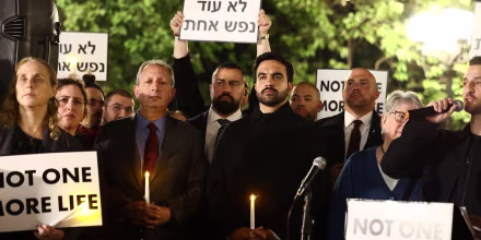 Así fue la vigilia por los tres años de los ataques terroristas de Hamas en Israel