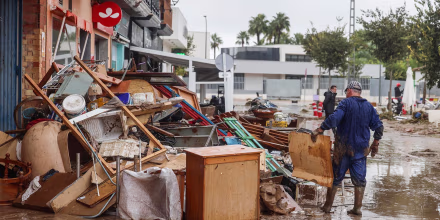 Las lluvias torrenciales dejan cuatro muertos y más de 2,000 evacuados en España
