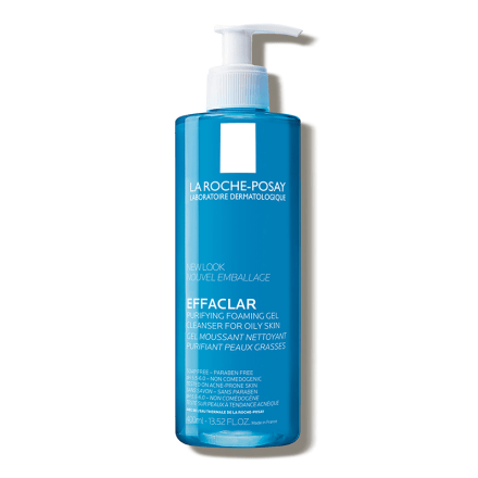 La Roche-Posay Effaclar Purifying Foaming Gel Cleanser for Oily Skin, 13.52 Fl Oz