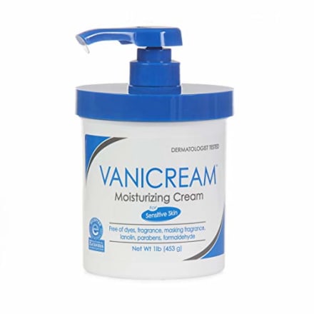 Vanicream Moisturizing Cream with Pump | Fragrance and Gluten Free | For Sensitive Skin | Soothes Red, Irritated, Cracked or Itchy Skin | Dermatologist Tested | 16 Ounce
