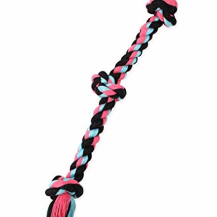 Mammoth Flossy Chews Color Rope Tug