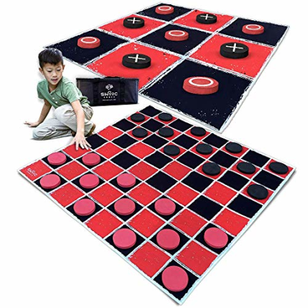 SWOOC Games - 2-in-1 Giant Checkers