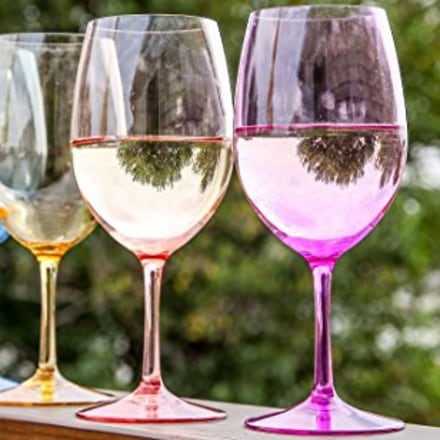 Lily's Home Unbreakable Acrylic Wine Glasses