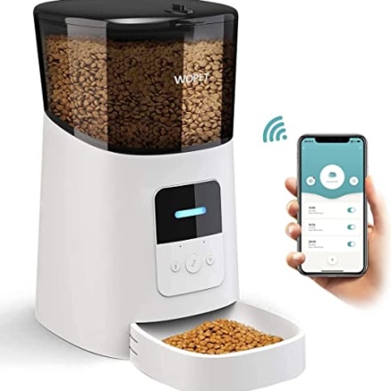 WOPET 6L Automatic Pet Feeder, Wi-Fi Enabled
