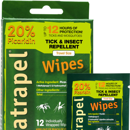 Natrapel 12-Hour Tick and Insect Repellent Wipes
