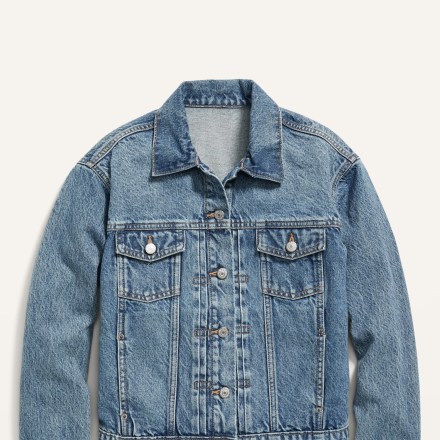 Old Navy Distressed Classic Jean Jacket