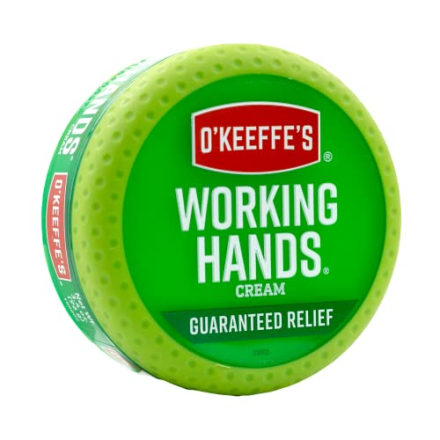 O&#039;Keeffe&#039;s Working Hands Hand Cream for Extremely Dry, Cracked Hands, 3.4 Ounce Jar, (Pack 1)